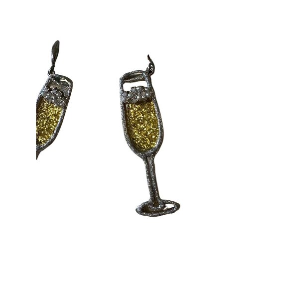 SUGAR FIX by BAUBLEBAR Let’s Get Fizzical Champagne Drop Earrings NEW - Picture 6 of 7